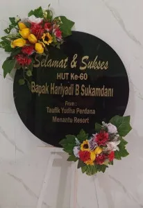 Papan Akrilik Ucapan Ulang Tahun Bundaran HI
